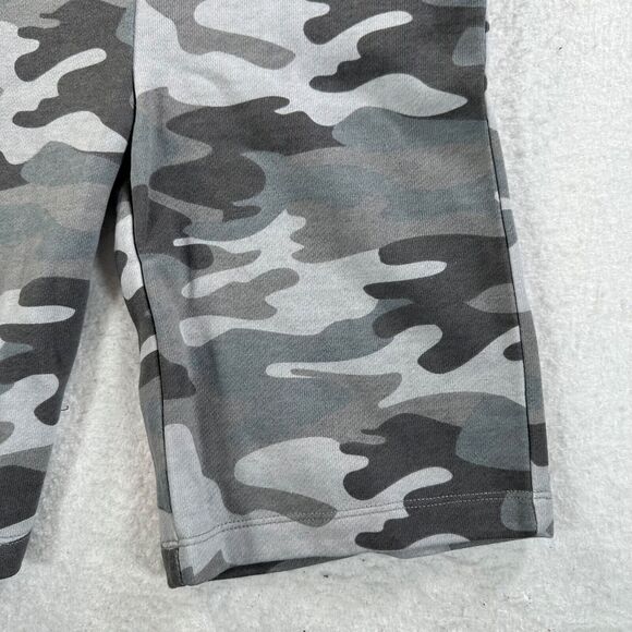 Andy & Evan Bermuda Short Kids 13-14 Gray Camo Drawstring Terry New - Picture 7 of 8